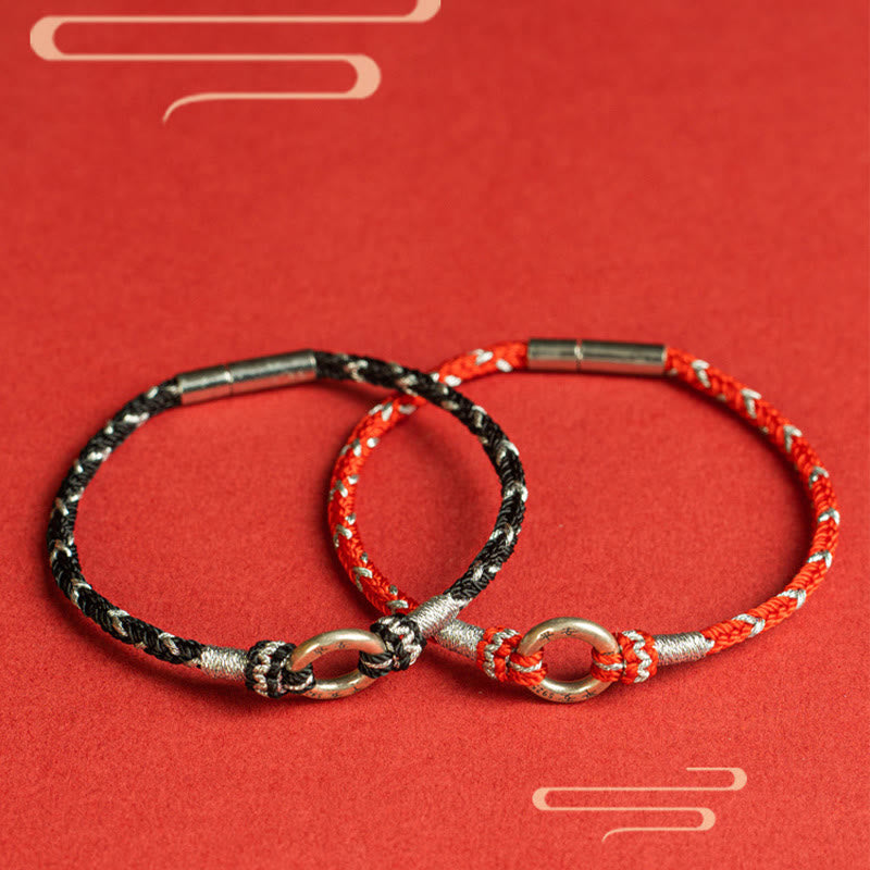 KarmaRipple's Red String 925 Sterling Silver Safe Fortune Bracelet p15