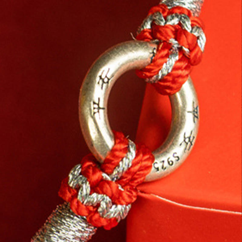 KarmaRipple's Red String 925 Sterling Silver Safe Fortune Bracelet p3