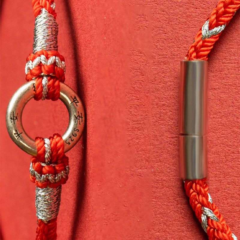 KarmaRipple's Red String 925 Sterling Silver Safe Fortune Bracelet p14