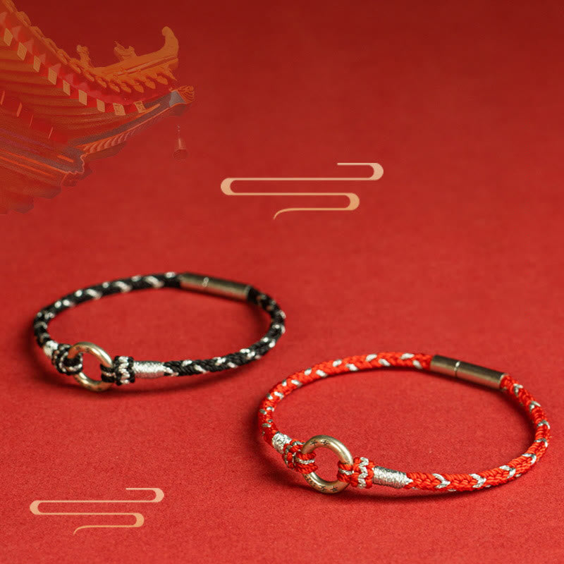 KarmaRipple's Red String 925 Sterling Silver Safe Fortune Bracelet p17