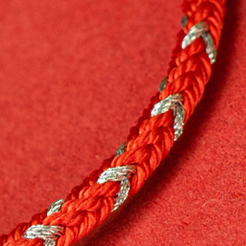 KarmaRipple's Red String 925 Sterling Silver Safe Fortune Bracelet p4