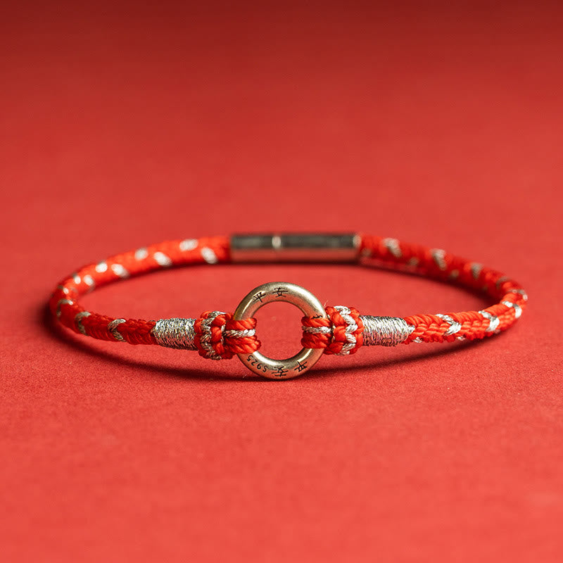 KarmaRipple's Red String 925 Sterling Silver Safe Fortune Bracelet p18