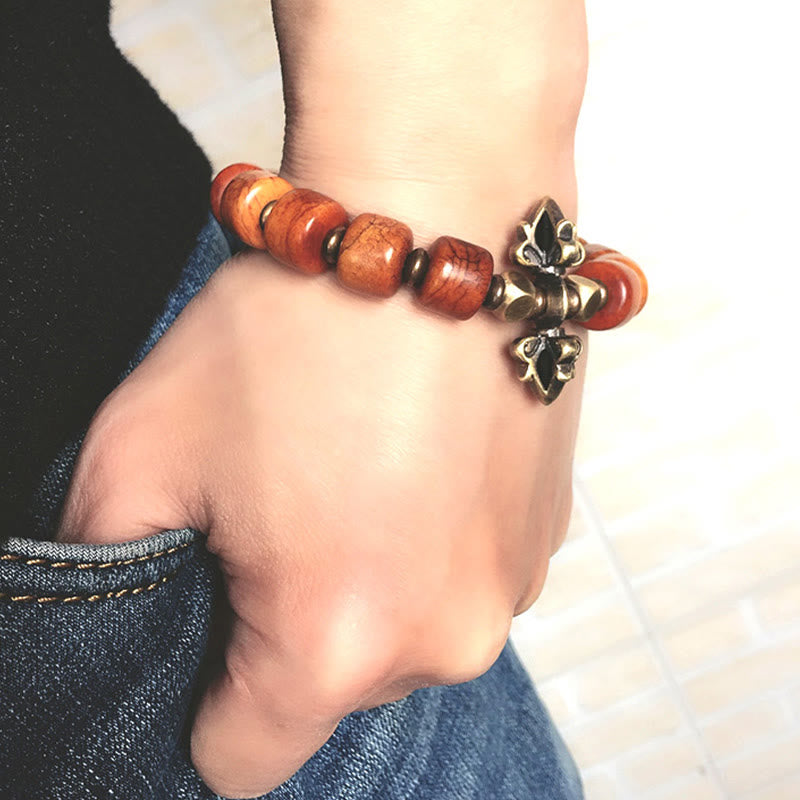 KarmaRipple's Yak Bone Bronze Strength Bracelet p10