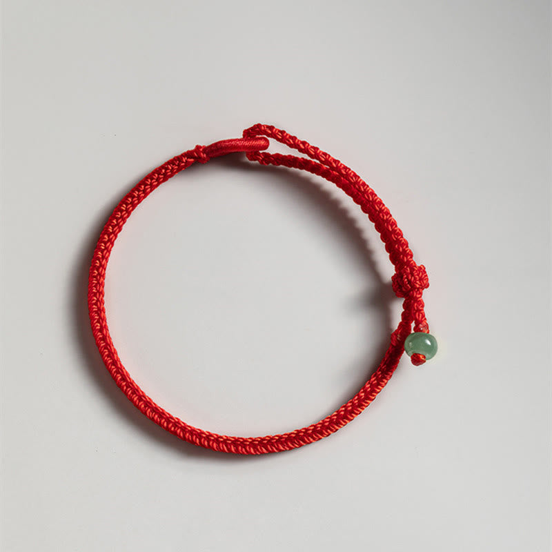 KarmaRipple's Red String Jade Connection Bracelet p2