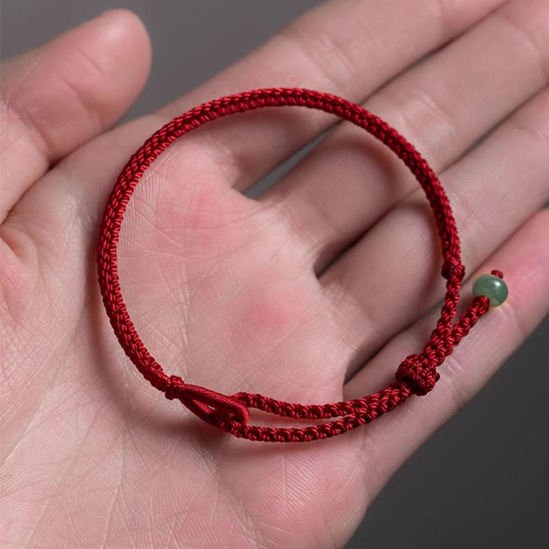 KarmaRipple's Red String Jade Connection Bracelet p9