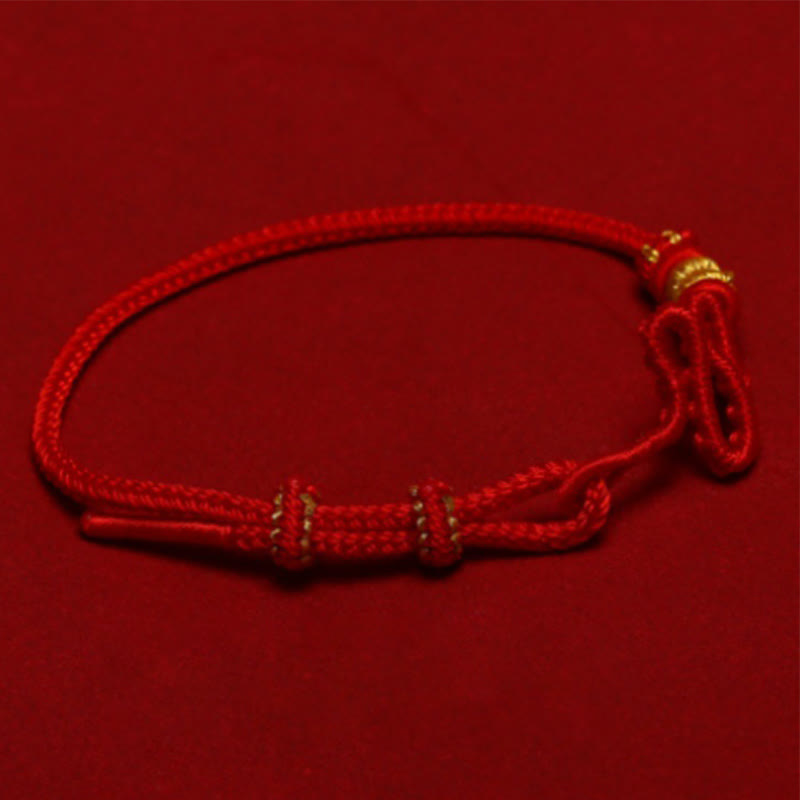 KarmaRipple's Red String Snake Weave Year Of The Snake Protection Woven Bracelet p5
