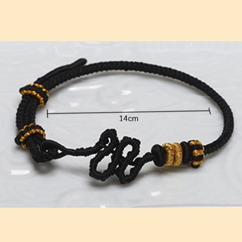 KarmaRipple's Red String Snake Weave Year Of The Snake Protection Woven Bracelet p7