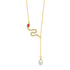 Red-Eyed Snake Pearl Gold