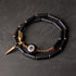 Black Onyx Copper Dzi Bead(Wrist Circumference: 15-15.5cm)