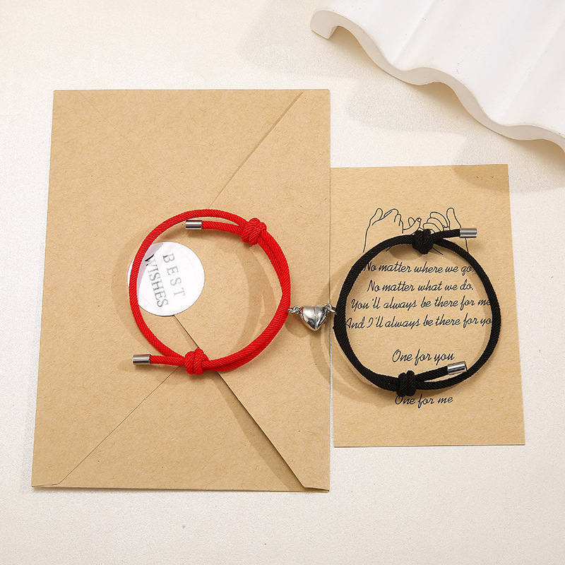 KarmaRipple's 2Pcs Love Magnetic Pair String Strength Bracelet p18