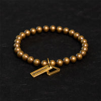 KarmaRipple's Bronze Beadwork Balance Bracelet