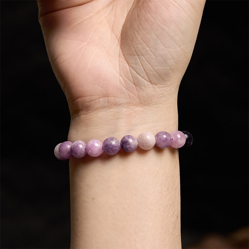 KarmaRipple's Purple Mica Stone'sitive Bracelet p5