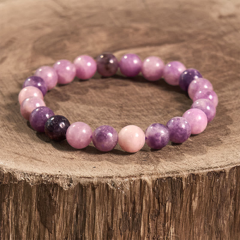 KarmaRipple's Purple Mica Stone'sitive Bracelet p3