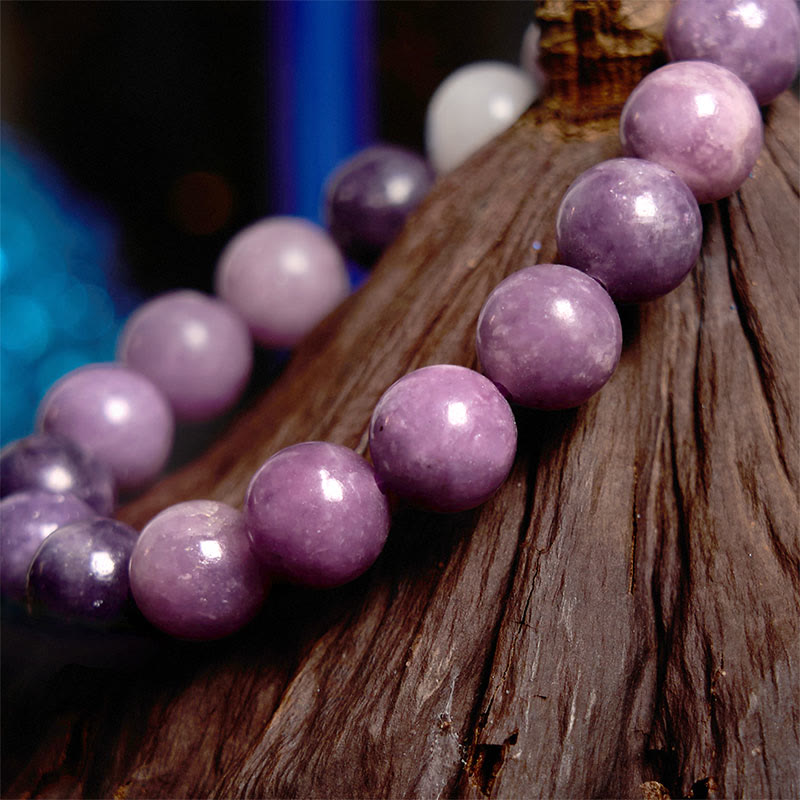 KarmaRipple's Purple Mica Stone'sitive Bracelet p9