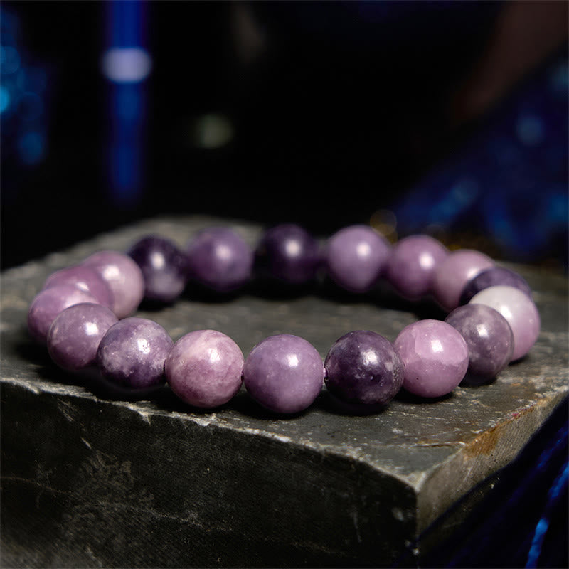 KarmaRipple's Purple Mica Stone'sitive Bracelet p12