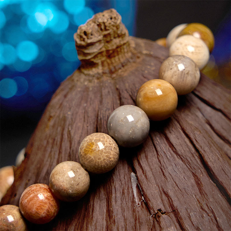 KarmaRipple's Fossil Coral Compassion Bracelet p4