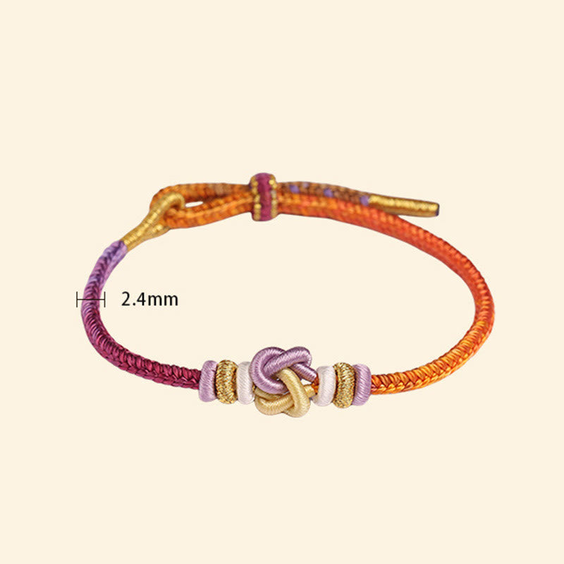 KarmaRipple's Colorful String Heart Weave Protection Woven Bracelet p8