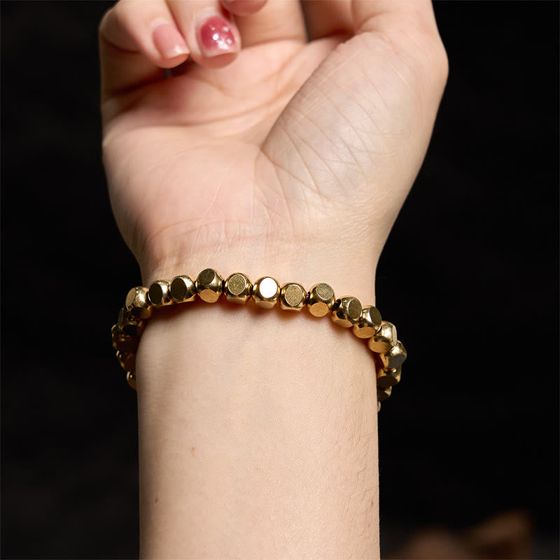 KarmaRipple's Bronze Good Fortune Balancing Bracelet p6