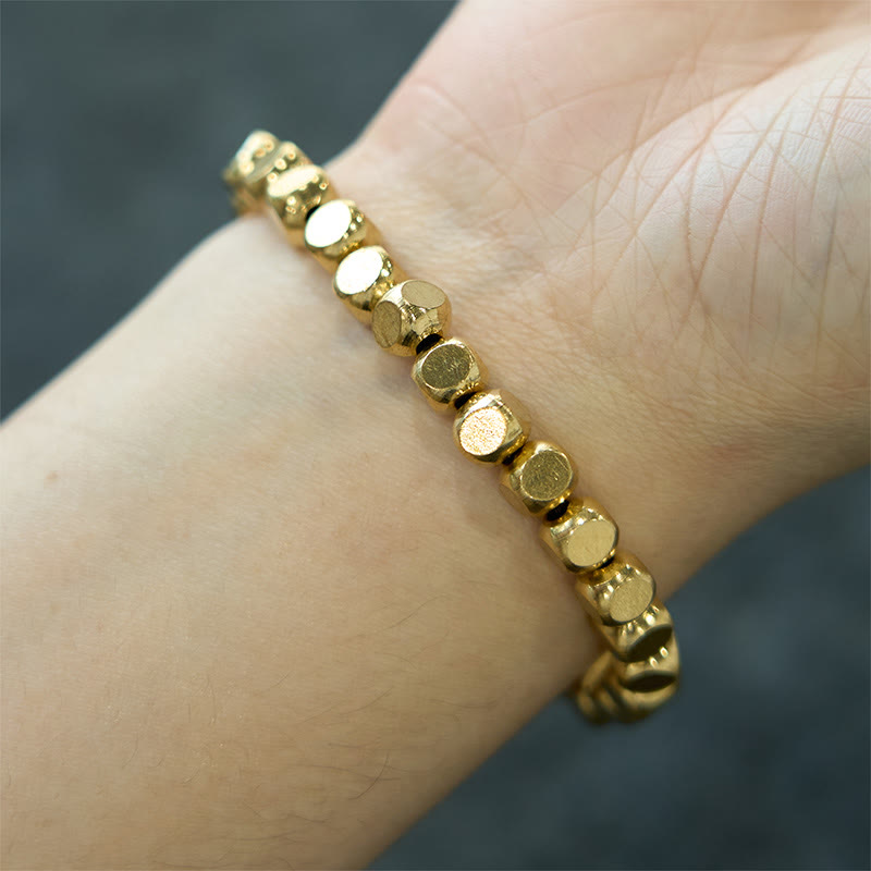 KarmaRipple's Bronze Good Fortune Balancing Bracelet p9
