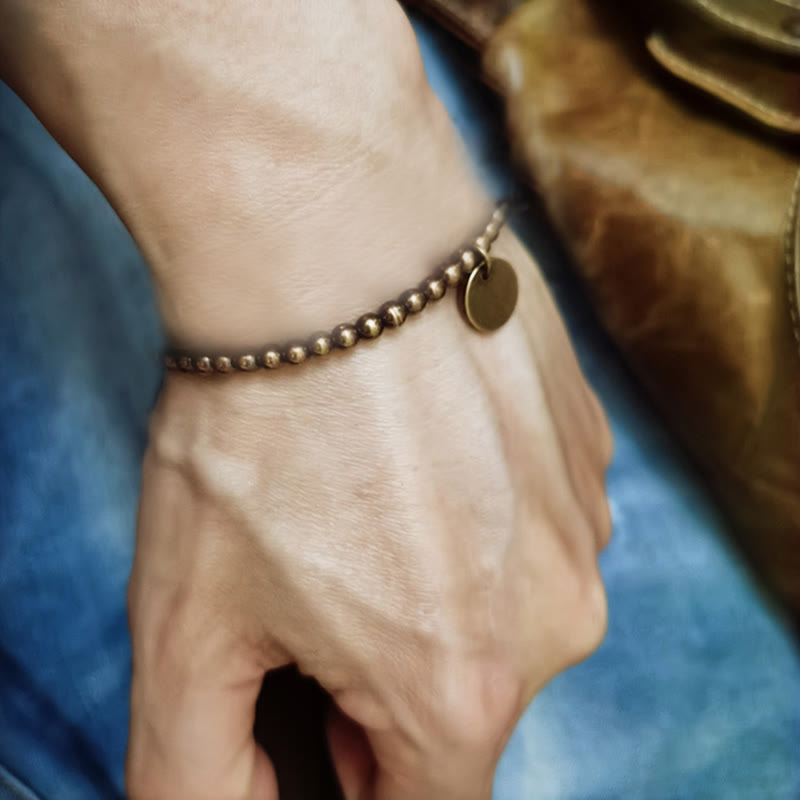 KarmaRipple's Amekaji Bronze Balance Bracelet p5