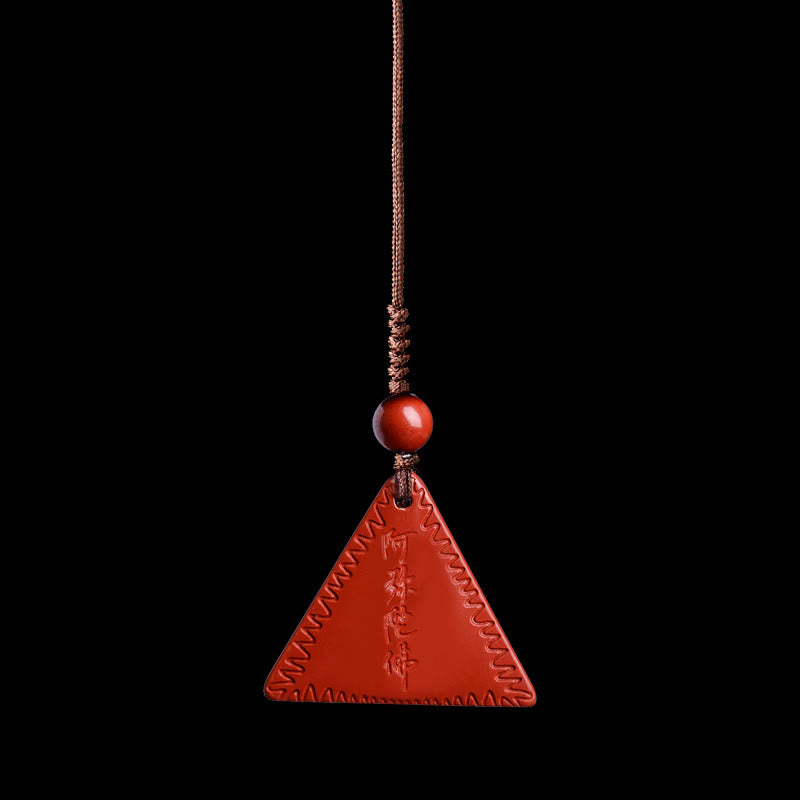 KarmaRipple's Cinnabar Amitabha Calm Pendant Necklace p24