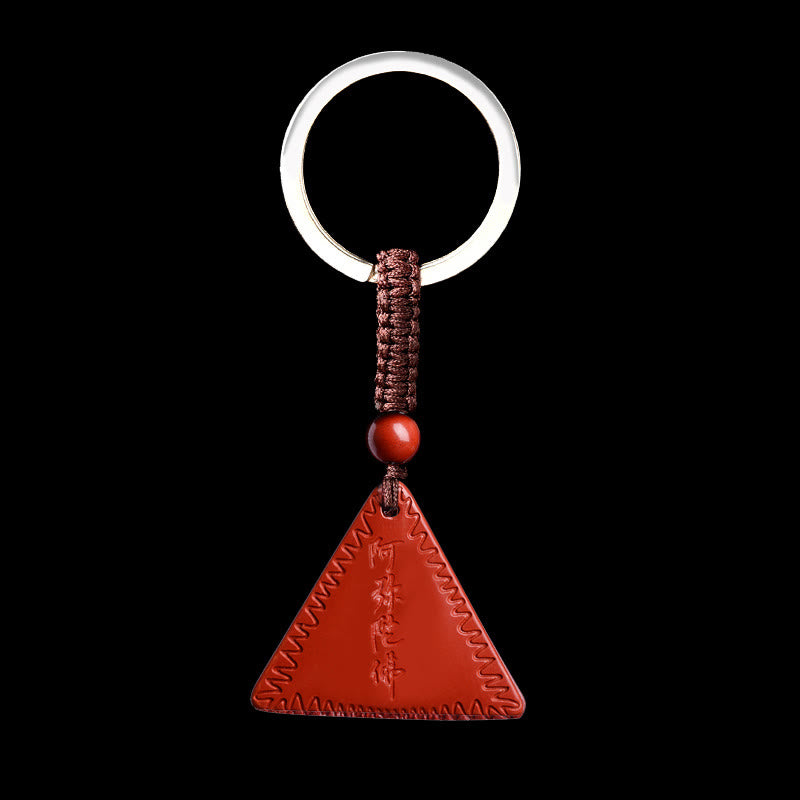 KarmaRipple's Cinnabar Amitabha Calm Pendant Necklace p7