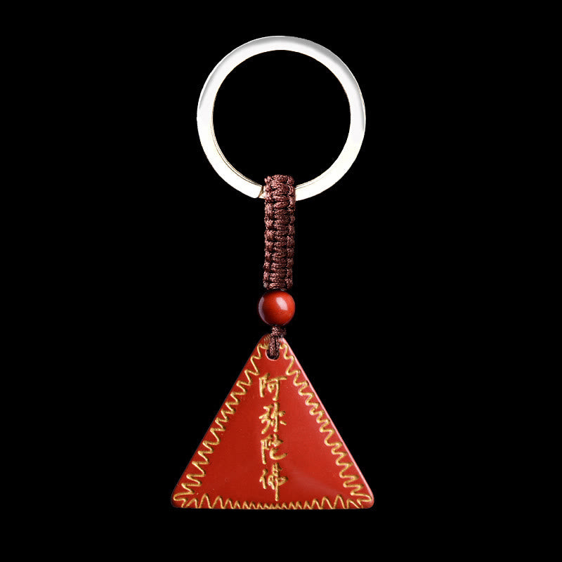KarmaRipple's Cinnabar Amitabha Calm Pendant Necklace p19