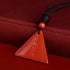 Orange-Red Cinnabar / Brown Rope