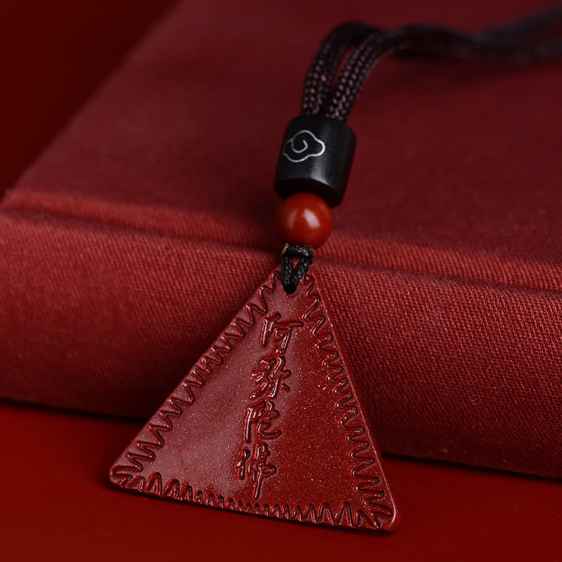 KarmaRipple's Cinnabar Amitabha Calm Pendant Necklace p9