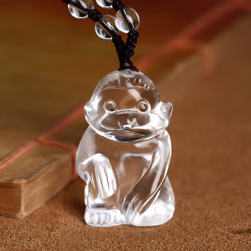 KarmaRipple's Chinese Zodiac Ivory Gemstone Protection Pendant Necklace p28