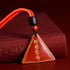 Orange-Red Cinnabar Gilded / Red Rope