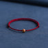 Dark Red Rope / 6mm / Bracelet(Wrist Circumference 14-17cm)