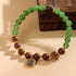 Agarwood Green Chalcedony(Wrist Circumference: 14-16cm)