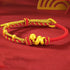 999 Gold Red String(Wrist Circumference: 14-21cm)