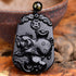 Pig / Obsidian 47.2*32.7*10MM