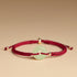 Hetian Jade Dark Red Rope