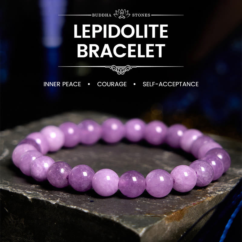 KarmaRipple's Lepidolite Inner Peace Bracelet p1