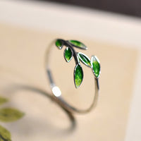 KarmaRipple's KarmaRipple Leaves Bronze Wealth Adjustable Ring