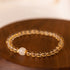 4mm Citrine&White Jade(Wrist Circumference: 14-17cm)