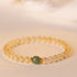 4mm Citrine&Cyan Jade(Wrist Circumference: 14-17cm)