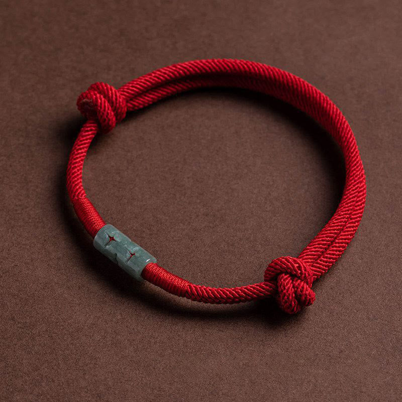 KarmaRipple's Fortune Jade String Rope Bracelet p12