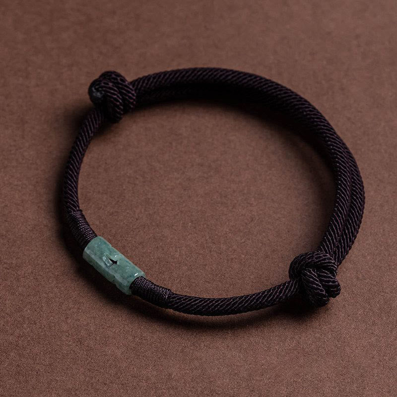 KarmaRipple's Fortune Jade String Rope Bracelet p4