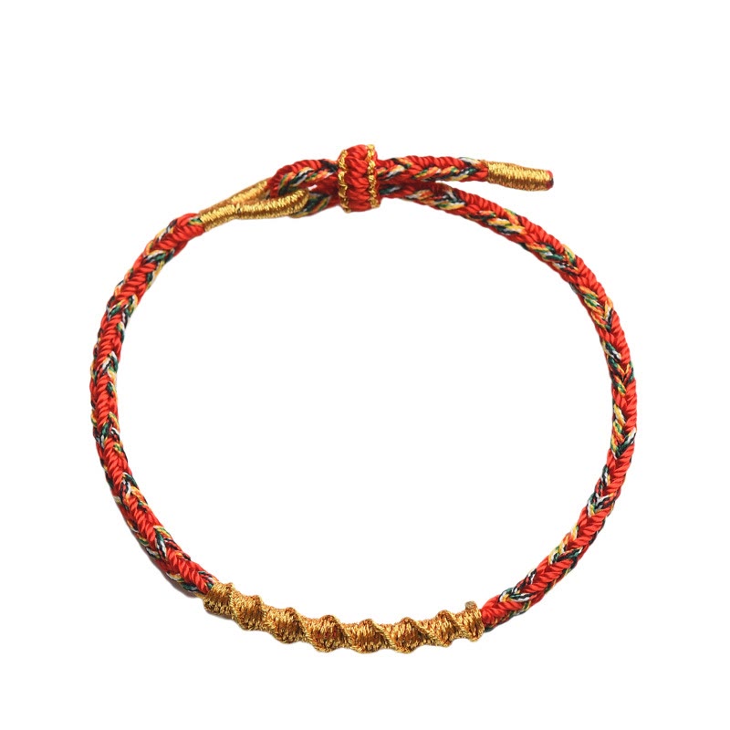 KarmaRipple's Handmade Chinese Zodiac Natal Buddha Fortune Strength Woven Rope Bracelet p10