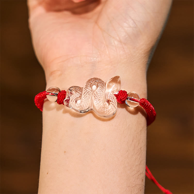 KarmaRipple's Ivory Gemstone String Year Of The Snake Balancing Bracelet p14