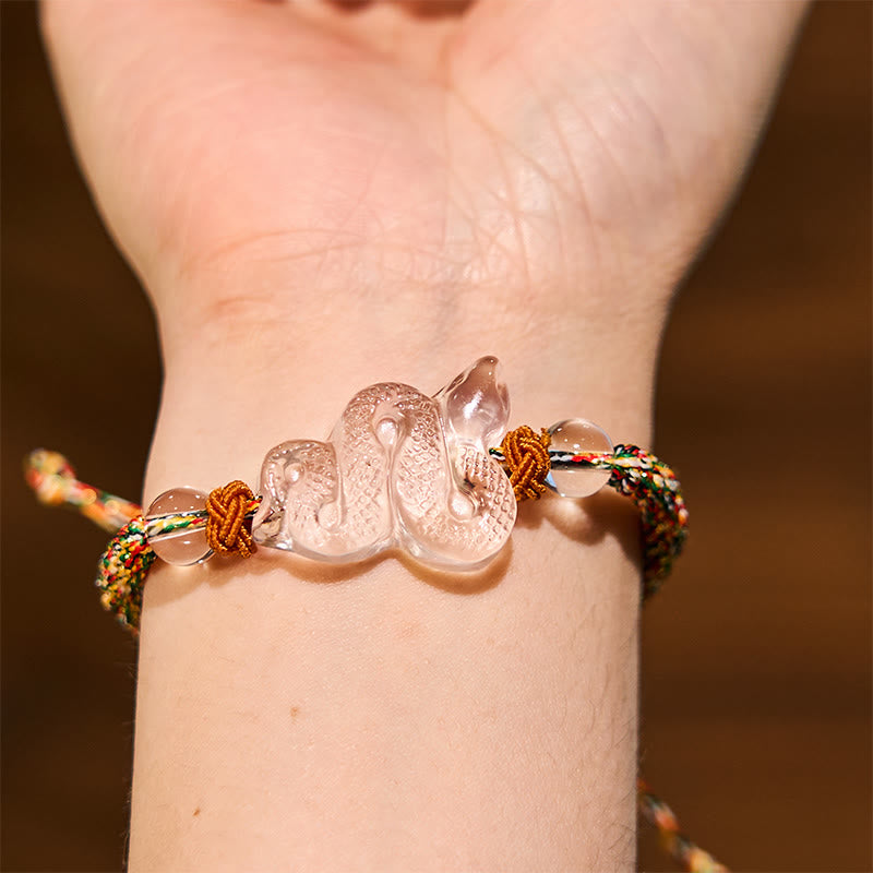 KarmaRipple's Ivory Gemstone String Year Of The Snake Balancing Bracelet p6