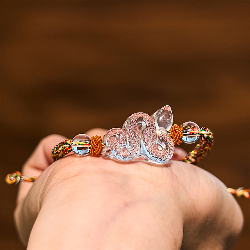 KarmaRipple's Ivory Gemstone String Year Of The Snake Balancing Bracelet p7
