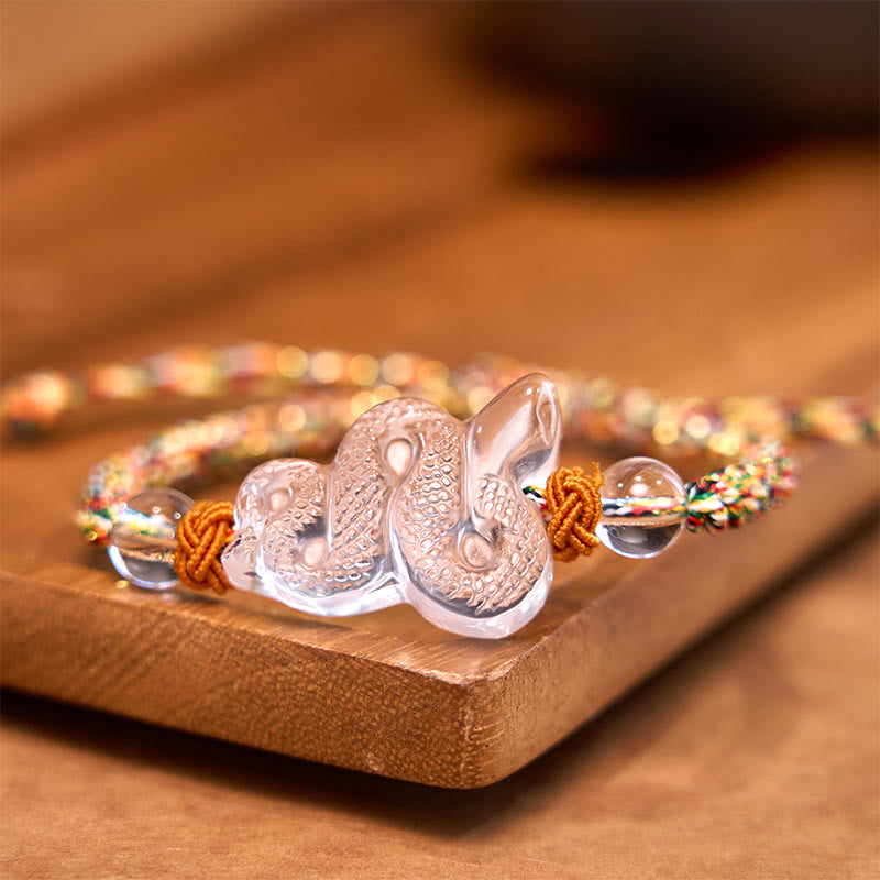 KarmaRipple's Ivory Gemstone String Year Of The Snake Balancing Bracelet p1