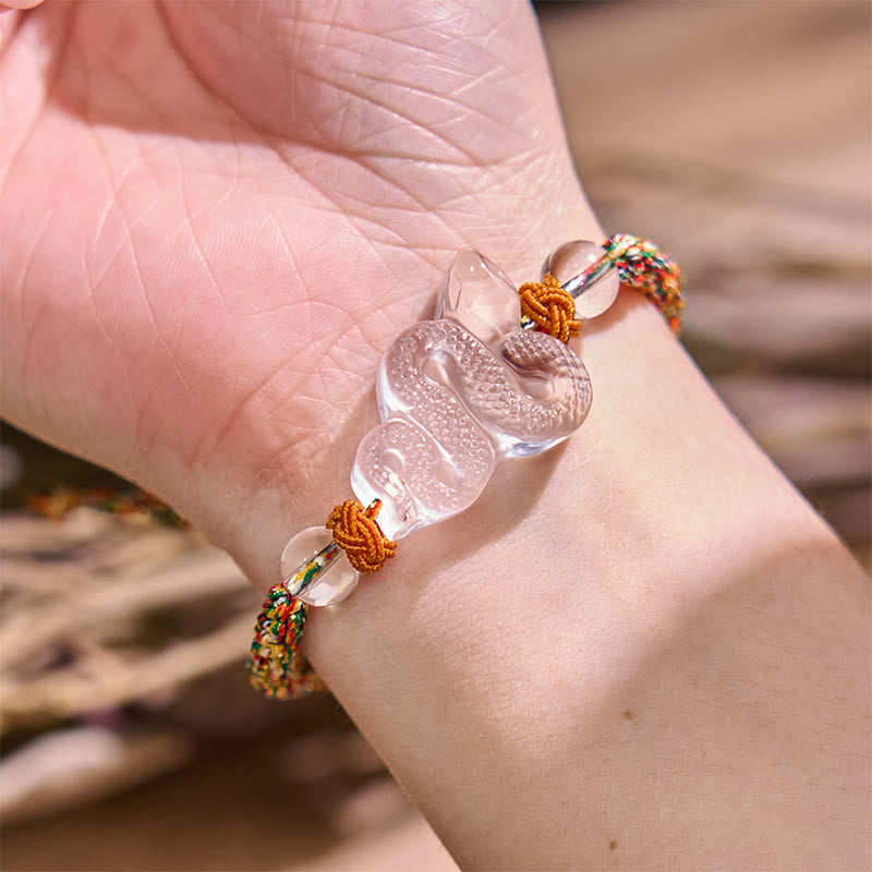 KarmaRipple's Ivory Gemstone String Year Of The Snake Balancing Bracelet p8