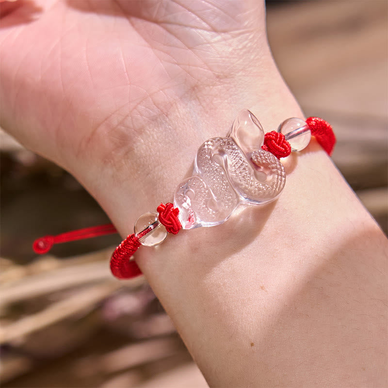 KarmaRipple's Ivory Gemstone String Year Of The Snake Balancing Bracelet p16