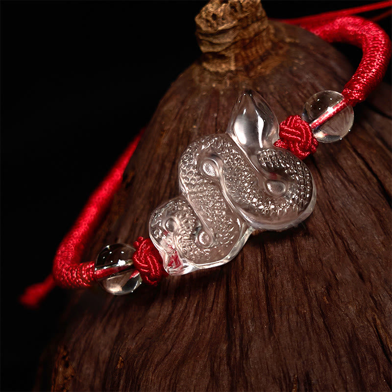 KarmaRipple's Ivory Gemstone String Year Of The Snake Balancing Bracelet p13